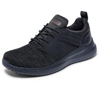 Skechers Herren Delson 3.0 Sr Oteron Turnschuhe, Black Textile/Synthetic, 41 EU
