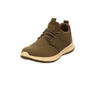 Skechers Herren Delson Camben Sneaker, Olive Mesh W Synthetic, 47.5 EU