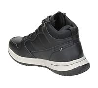 Skechers Herren Delson Selecto half shoes sneakers, Black Leather, 45.5 EU