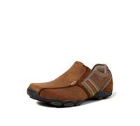 Skechers Herren Diameter Zinroy Slipper, Dark Brown Leather, 41 EU