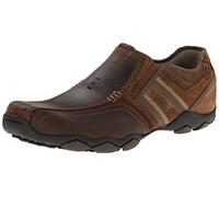 Skechers Herren Diameter Zinroy Slipper, Dark Brown Leather, 45 EU