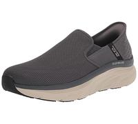 Skechers Herren D'lux Walker Orford Slip-in Penny Loafer, dunkelgrau, 43 EU X-Weit