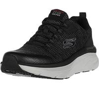 Skechers Herren D'lux Walker Pensive Oxford, Schwarz Weiß, 41 EU