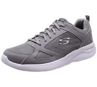 Skechers Herren Dynamight 2.0-fallford Sneaker, (Gray Leather/Mesh/Pu/Trim Gry), 40 EU