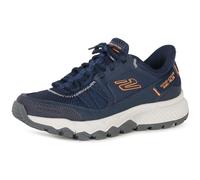 Skechers Dynamite At Escapar Wanderschuhe EU 44 Navy Leather / Textile / Orange Trim