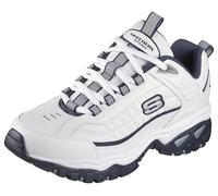 Skechers Herren Energy Afterburn Sneaker zum Schnüren, Weiß, 42 EU