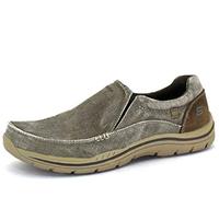 Skechers Herren Erwartet-Avillo Mokassin, Khaki, 48.5 EU Weit