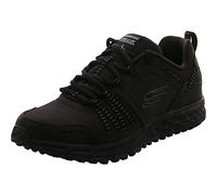 Skechers Herren Escape Plan 51591 Sneaker, Schwarz (Black Leather/Mesh/Trim Bbk), 45.5 EU