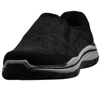 Skechers Herren Expected 2.0 - Arago Slip On Leinwand Slipper, Schwarz, 44 EU