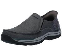 Skechers Herren Expected-Cayson Moc Toe Canvas Slip-Ins, Schwarz, 47.5 EU X-Weit