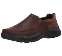 Skechers Herren Expended Seveno Mokassin, Dark Brown Leather, 43 EU