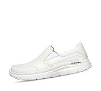Skechers Herren Flex Advantage Sr Bronwood Küchenschuhe, White Leather, 40 EU
