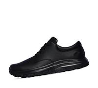 Skechers Herren Flex Advantage Sr Fourche Casual Shoes, Black Leather, 41.5 EU