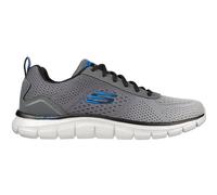 Skechers Sneaker Track Ripkent Herren Charcoal Mesh Black Trim Größe 45