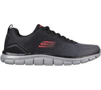 Skechers Herren Track Ripkent Sneaker, Black Mesh Charcoal Trim, 44 EU