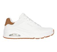 Skechers Herren Low-Top Sneaker UNO Suited ON AIR, Männer Sneakers,straßenschuhe,Strassenschuhe,Sportschuhe,Freizeitschuhe,Weiß WHT,45.5 EU
