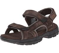 Skechers Herren Gander ALEC Sandale, braun/schwarz, 41 EU