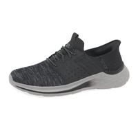 Skechers Herren Garner Newick Slip-On, Schwarz/Weiß, 41.5 EU