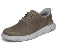 Skechers Herren Garza Duran Slip-InTurnschuhe, Dark Taupe Leather / Synthetic, 47.5 EU