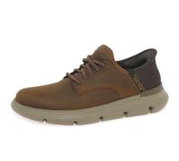 Skechers Herren Garza Gervin Brogues, CDB Dark Brown, 42.5 EU