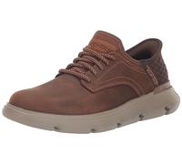 Skechers Herren Garza-Gervin Slip-In Mokassin, Braun, 48.5 EU Weit