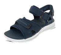 Skechers Herren Go Consistent Sandal Tributary Sandal, Natürliches und schwarzes Synthetik-Textil, 44 EU