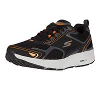 Skechers Herren Go Run Consistent Lauf-und Wanderschuh Sneaker, Schwarz/Orange, 44 EU X-Weit