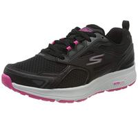 Skechers Herren Go Run Consistent Sneaker, Schwarz/Rosa, 39.5 EU Weit