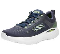 Skechers Herren Go Run Lite Sneaker, Marineblau/Limettengrün, 45.5 EU
