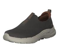 Skechers GOwalk 6 Slip-On Shoes in Nature Brown/Gray, Größe 42.5