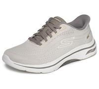 Skechers Herren Go Walk Arch Fit 2.0 Percy Turnschuhe, Tan Textile/Trim, 42.5 EU