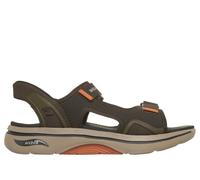 Skechers Herren GO Walk Arch FIT 2.0 Sandal RIOS Sandalen, Olive Synthetic, 45.5 EU