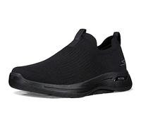 Skechers Herren Go Walk Arch Fit Iconic Sneaker, Black Textile Trim, 49 EU