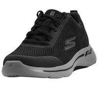 Skechers Herren Go Walk Arch Fit Idyllic Sneaker, Black Textile Synthetic, 42 EU