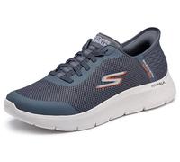 Skechers Herren Go Walk Flex Hands Up Turnschuhe, Grey Textile/Synthetic, 43.5 EU