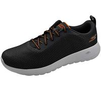 Skechers Herren Go Walk Max Sneaker, Anthrazit, Orange, 41 EU