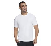 Skechers GO DRI All Day Solid T-Shirt in Weiss, Größe 2XL