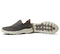 Skechers Herren Gowalk 6-Stretch Fit Slip On Athletic Performance Walking Shoe Sneaker, Taupe, 45.5 EU X-Weit