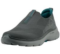Skechers Herren Gowalk 6 - Stretch-Passform Zum Reinschlüpfen, Athletischer Performance-wanderschuh Walking-Schuh, Schwarz, 43 EU X-Weit