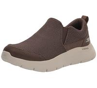 Skechers Herren Gowalk Flex - Athletic Slip-on Casual Loafer Walking Schuhe mit Luftgekühltem Schaumstoff Sneaker, Khaki Textile, 44 EU