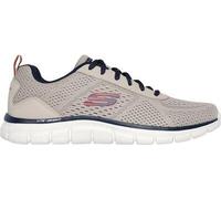 SKECHERS Herren Halbschuhe TRACK-LESHUR TAUPE NAVY - Gr. - 46