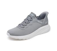 Skechers Herren Hands-Free Slip-In Bobs Squad Chaos Daily Hype Sneaker, Gray Knit, 45 EU