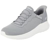 Skechers Herren Hands-Free Slip-In Bobs Squad Chaos Daily Hype Sneaker Weite Passform, Gray Knit, 44 EU Large