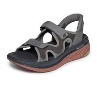 Skechers Herren Hands Free Slip-ins Max Cushioning Premier 2.0 Julian Sandal Sportsandale, Holzkohle, 45 EU
