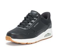 Slip-On Sneaker SKECHERS "UNO-SIMPLIFIED SLIP-IN", Herren, Gr. 41, schwarz-weiß (schwarz, weiß), Lederimitat, Textil, sportlich, Schuhe, Schnürschuh, Retro Sneaker, Freizeitschuh mit Slip-Ins Technolo