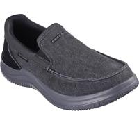 Skechers Herren Hasting Fielden Slip On, Schwarz; Leinen, 41 EU