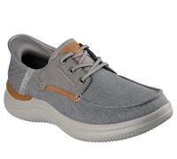 Skechers Herren Hasting-NIKO Hasting-NIKO Freisprech-Sneaker, grau, 40 EU, grau, 7 UK X-Wide