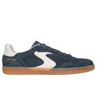 Sneaker SKECHERS "HOTSHOT-AZIR", Herren, Gr. 43, grau, Lederimitat, Veloursleder, Schuhe Sneaker, Retro, Vintage Sneaker mit Memory Foam (66555923-43)