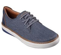 Skechers Sneaker Hyland-Ratner Herren Vegan Canvas Blau Größe 43