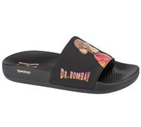 Skechers Herren Slides Hyper Sandal Dr. Bombay Schwarz, schwarzes Fußbett, Größe 44 EU